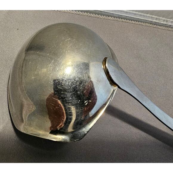 Vintage Hackman 18/10 Stainless 10-1/2" Soup/Gravy Ladle - Picture 6 of 8
